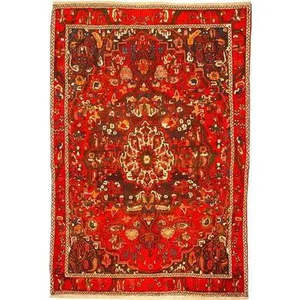 One of the Kind Traditional <b>Boho</b> Machine Made Hand-Knotted Wool Bakhtiar <b>Rug</b> 10'4 X 7'1 - Product Image 1