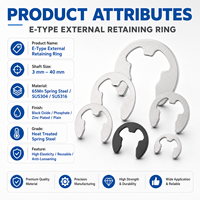 DIN 471 External Retaining Ring Spring Steel Snap Ring Circlip for Shaft Bearing Gear Industrial Machinery