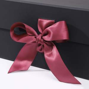 Boîte d'emballage cadeau imprimée personnalisée en gros ruban de carton pliable vernissage gaufrage revêtement UV matériaux recyclés - Product Image 5