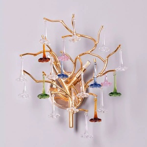 Lampe murale en verre suspendue de luxe européenne, design moderne en forme d'oiseau, idéale pour les cadeaux de Noël, finition de haute qualité - Product Image 4
