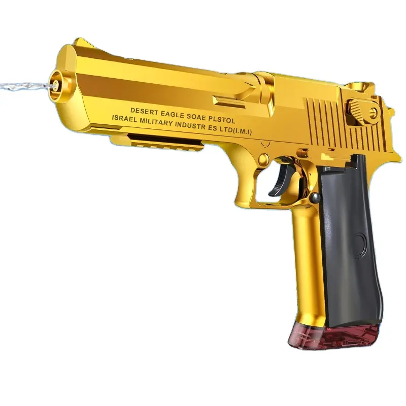 베스트 셀러 인기있는 글록 건 고압 자동 아이들을위한 현실적인 물총 장난감 야외 전기 사막 독수리 물총