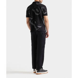 Logo personnalisé manches courtes en gros 100% coton Polos Meilleure qualité T-shirt polo imprimé pour hommes - Product Image 4