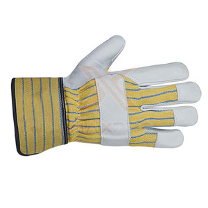 Breathable Durable Leather Made High Quality <b>Fire</b> Proof Anti-Slip Water Proof Customizable Working Gloves Cheap Price - Product Image 5