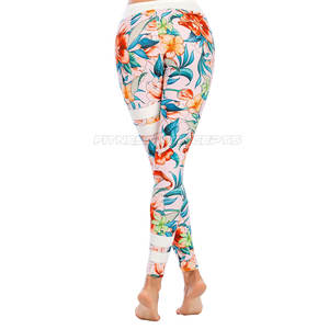 Por encargo de la sublimación de las mujeres Legging de cintura media Spandex Material de poliéster en venta - Product Image 4