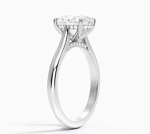 Anillo de Compromiso con Diamante de Corte Ovalado, Clásico para Mujer, Diamantes Cultivados en Laboratorio - Product Image 2