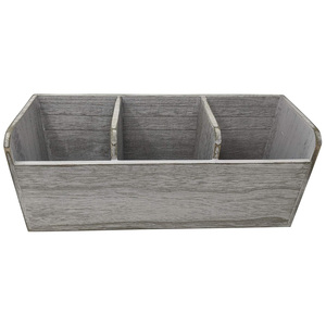 Mesa de madera Caddy Condimento blanqueado Caddy Botella de cerveza de madera Caja Caddy de cerveza de vino de madera antigua para el hogar y la cocina - Product Image 1