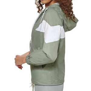 Chaqueta Cortavientos de Invierno para Mujer, Cálida, con Cremallera, Logotipo Personalizado, Secado Rápido, Transpirable, Servicio OEM, Tejida - Product Image 5