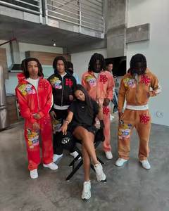 ชุดวิ่งจ๊อกกิ้งคอตตอนชุดวอร์มและชุดมีฮู้ดชุดวอร์มซักกรดออกแบบได้ตามต้องการ - Product Image 6