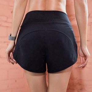 2025 <b>Women's</b> High Waist Yoga Shorts Breathable Butt Lift Compression Sport Shorts With Double Layers - Product Image 2