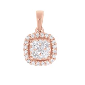 Colgante de diseñador con diamantes redondos para mujer - Product Image 1