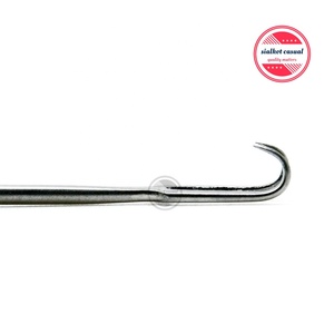 Retractor Quirúrgico Profesional de Acero Inoxidable con Doble Gancho para Piel, Puntas Afiladas de 2mm, 6.25 Pulgadas, Base para Cirugía - Product Image 2