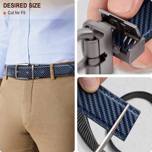 Cinturón HQ 1 25 personalizado para hombre, patrón sólido, hebilla de aleación cuadrada, Material de piel de vaca, estilo Formal, piel auténtica - Product Image 6