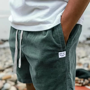 Offre Spéciale confortable et jeune hommes court Logo personnalisé décontracté court pour hommes haute qualité Sublimation coton hommes court - Product Image 1