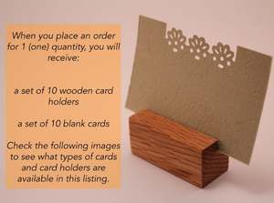 Brown Color Antique Base Card Stand Holder <b>Wooden</b> Stands Wedding Office Display <b>Rack</b> Lifestyle Products Elegant Card Holder - Product Image 6