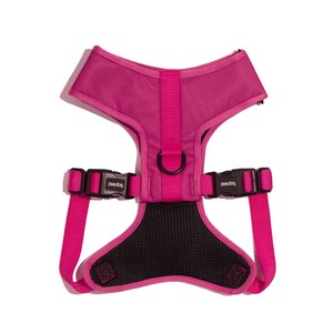 Luxury Pink LED Adjustable Polyester Dog Harness Medium Size Tactical Style with Breathable Mesh Floral Pattern for Cat <b>Walking</b> - Product Image 2
