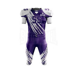 Custom American <b>Football</b> Uniform Design Cheap American <b>Football</b> Uniform For Youth Custom Team Player American <b>Football</b> Uniform - Product Image 3