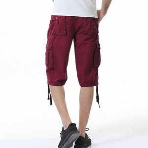 <b>Men's</b> Designer Twill Denim Cotton <b>Shorts</b> <b>Zip</b> Fly Cargo Pants Drawstring Hem Quick Dry Breathable Solid Pattern Mid High Street - Product Image 2