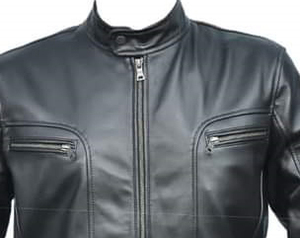 Chaqueta de Motocicleta de Piel de Oveja Genuina para Hombre, Transpirable, Talla Grande, Cierre de Cremallera, Resistente al Viento para Otoño - Product Image 4