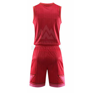 Uniforme de basket-ball à prix abordable Concevez votre propre nom et votre numéro Logo Uniforme de basket-ball - Product Image 3