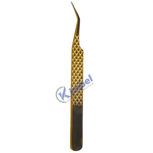 Pinzas de pestañas de volumen de arranque probadas a mano con diseño de diamante Pinzas de pestañas de acero inoxidable de etiqueta privada - Product Image 3