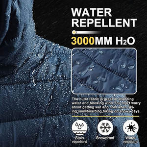 Chaqueta acolchada personalizada con capucha para hombre, abrigo ligero aislado, retención de calor de alta tecnología, venta al por mayor, directo de fábrica OEM - Product Image 4