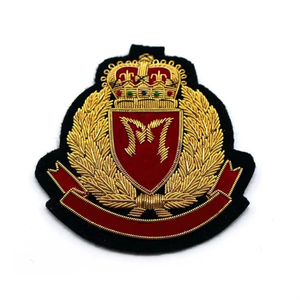 Insignias Bordadas con Hilo Metálico Personalizadas de Última Moda, Hechas a Mano, Venta al Por Mayor, Cómodas, Diseño Nuevo, Tela de Lona Bordada - Product Image 6