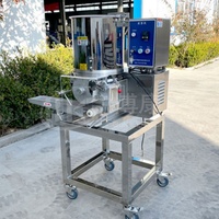 Machine à former des hamburgers de haute capacité pour usage en restaurant, en acier inoxydable de qualité alimentaire, équipement de formage de hamburgers à haute efficacité