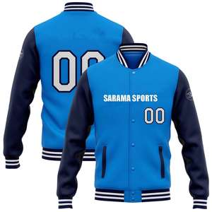 High Quality Wholesale Embroidery <b>Varsity</b> <b>Jackets</b> for Men Winter Solid Color <b>Vintage</b> Baseball <b>Jackets</b> 100% Wool - Product Image 1