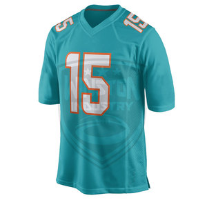 Jersey de Fútbol Americano de Algodón 100% de Alta Calidad, Estilo Nuevo, Duradero, Transpirable, Colores Personalizables, de Fabricante Profesional - Product Image 6