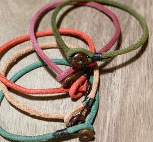 Pulsera o tobillera de cordón de cuero genuino, pulsera de cuerda superventas para hombres, pulsera de cuerda náutica, pulsera de surfista - Product Image 2