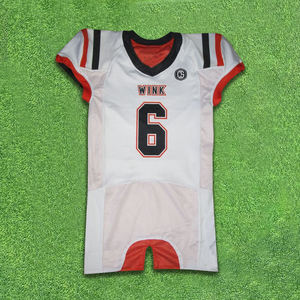 Camiseta de fútbol americano Premium, uniforme de fútbol personalizado de estilo profesional, tela transpirable, sublimación corta hecha en Pakistán para escuelas - Product Image 6