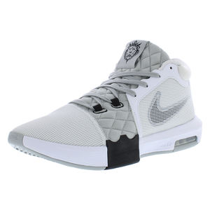 Zapatos Unisex Nike Lebron Witness VIII Color: Blanco/Negro/Gris Humo Claro 100% Auténticos - Product Image 3