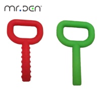 Outils d'entraînement musculaire oral en silicone en forme de P, de D et de T pour enfants autistes, bâton de dentition manuel sonore, rééducation de la parole