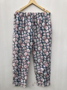 Ensemble pyjama imprimé floral indien, tenue de nuit, tenue de soirée, robe de nuit en coton, cadeau pour elle - Product Image 4