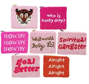 Bolso de mano bordado con cuentas de semillas hecho a mano bohemio para boda, bolso de mano bordado con cuentas para fiestas y eventos - Product Image 4