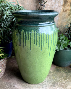 Vietnam Pot En Céramique Émaillée Jardinage En Plein Air Antiquités Fleurs Style Atlantique Poterie Jardinières Décor vase artificiel - Product Image 3