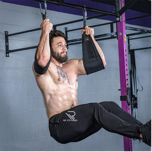สายรัดออกกำลังกายแบบปรับได้ RC Fitness Wear พร้อมโลโก้สั่งทำพิเศษ ทำจากหนัง สำหรับออกกำลังกาย ฟิตเนส และยิม - Product Image 3