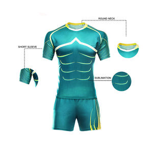 2025 nouvelle saison conception personnalisée uniforme de rugby Sublimation impression de qualité supérieure uniforme de rugby de football - Product Image 3