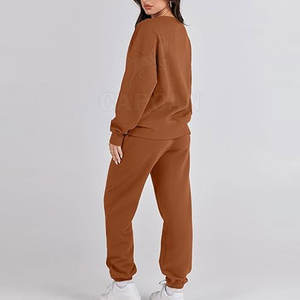 Conjunto Deportivo para Mujer, Precio Más Vendido, Alta Calidad, Sudadera, Invierno, Color Sólido, Casual, 100% Algodón, Talla Grande, Ligero, Nueva Llegada - Product Image 5