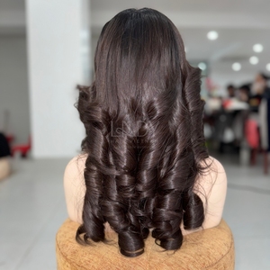 Prix de gros Perruques rebondissantes HD Closure Lace Virgin Cuticule Hair Extensions 100% Perruques cheveux naturels vietnamiens Cheveux humains - Product Image 1