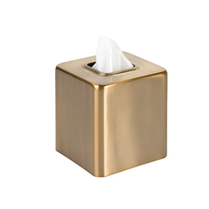 Caja de Pañuelos de Acero Inoxidable Grande y Lujosa con Diseño Martillado, Perfecta para Accesorios de Hotel y Decoración Elegante de Mesa - Product Image 5