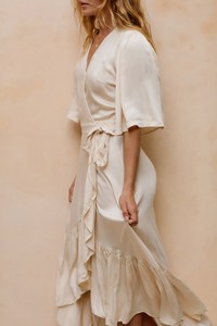 Mono largo de algodón 100% de talla única para mujer, de manga corta, estilo overol, ropa de descanso, talla grande, de secado rápido - Product Image 3