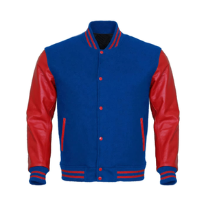 Custom High Quality Wool Letterman College Varsity <b>Jacket</b> Winter Genuine Leather Sleeves Embroidery Patch <b>Men</b> <b>Baseball</b> <b>Jacket</b> - Product Image 4