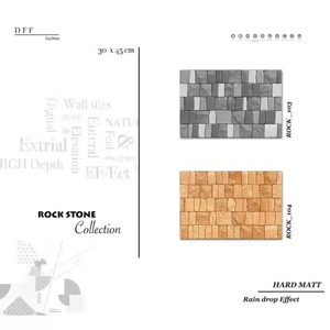 Diseño 3D Elevación de edificio brillante 300x450mm Exterior 12x18 Azulejos de pared esmaltados Exteriores 30x45cm Precio de fábrica - Product Image 6