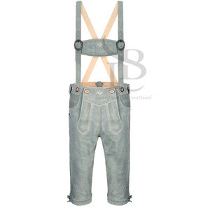 Pantalones Cortos de Cuero Bávaro Estilo Urbano para Hombre, Cintura Media Personalizada, Buena Calidad, Ropa Tradicional - Product Image 6