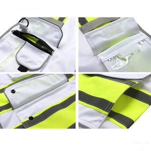 Gilet haute visibilité pour homme de bonne qualité, entièrement personnalisable, très vendu, respirant, anti-rides, de qualité supérieure - Product Image 6