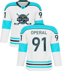 Jersey de Hockey sobre Hielo Sublimado con Logotipo Personalizado de Alta Calidad, Uniforme Profesional para Jugadores con Impresión de Nombre de Equipo OEM - Product Image 6