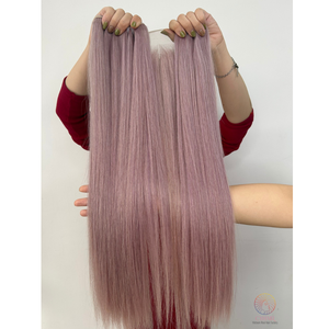 100% cheveux humains vietnamiens vendeur en gros cuticule cheveux alignés # Lp couleur non transformé brut vierge os faisceaux droits - Product Image 4