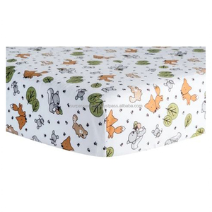 Sábanas de muselina de algodón orgánico 100% extra suaves al por mayor para cuna estándar colchón desechable para hoteles - Product Image 6