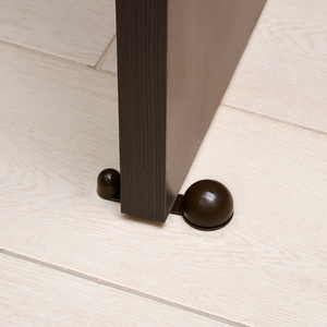 Fermaporta Adesivo con Fermo Marrone - Product Image 3